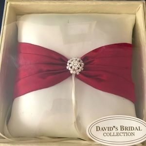 David’s Bridal Ring bearer pillow
